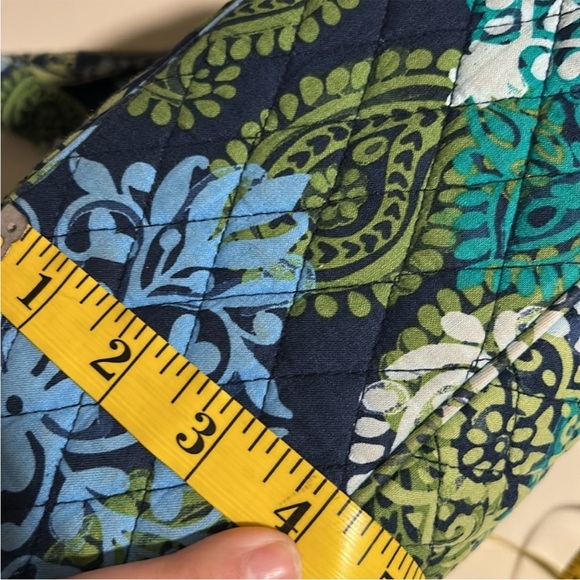 Vera Bradley Blue and Green Patterned Women's Bag - Picture 6 of 8